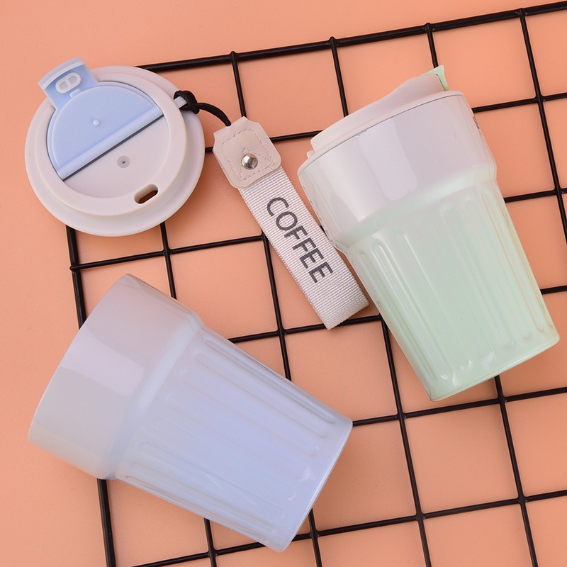 China Mug Price 400ml Stainless Steel Coffee Tea Water Office Car Cup Mug with Portable Rope – Car Cup Mug and Water Office Mug price