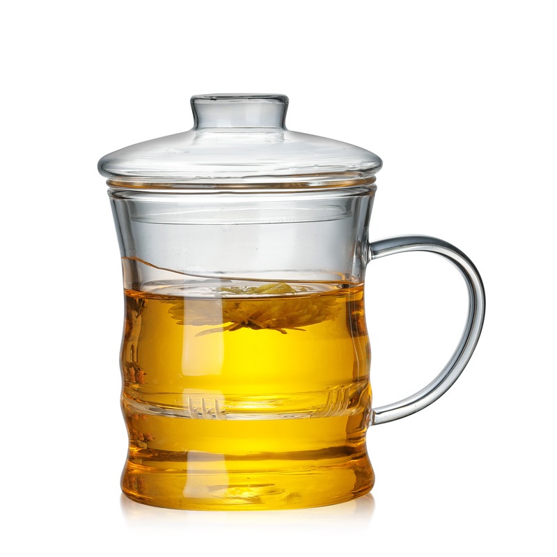Clear Glass Tea Cups with Infuser and Lid Microwave Safe Heat Resistance Borosilicate Glass Teacup for Loose Leaf Tea Brewing – Glass Teacup and Microwave Safe Glass Teapot price