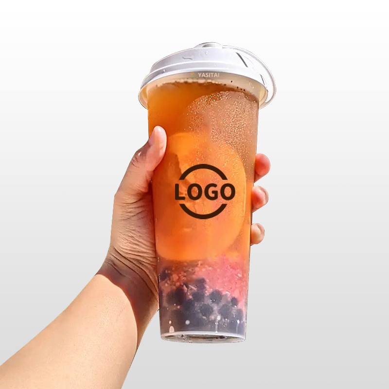 Custom Disposable Yogurt Mousse Parfait Container PP Injection One Time Packaging Milktea Coffee Clear Plastic Glasses Dessert Cups with Lids – PP Injection Cup with Lid and Bubble Tea PP Injection Cup price