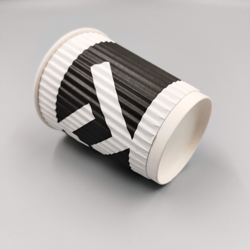 Eco-Friendly with Logo with Cover Cup for Tea Print Ripple Paper Cup – Paper Cup and Ripple Paper Cup price