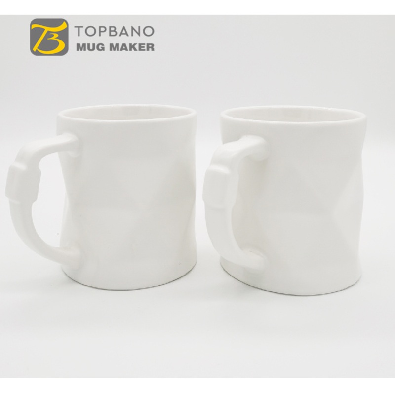 Irregular Odd-Shaped Custom Logo Ceramic Coffee Mug Eco-Friendly Cup – Ceramic Mug and Custom Mug price