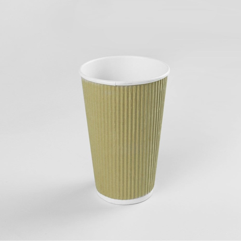 Jelly Cups 4oz 8oz 12oz 16oz 22oz Disposable Ripple Wall Paper Cup – Paper Cup and Disposable Cup price