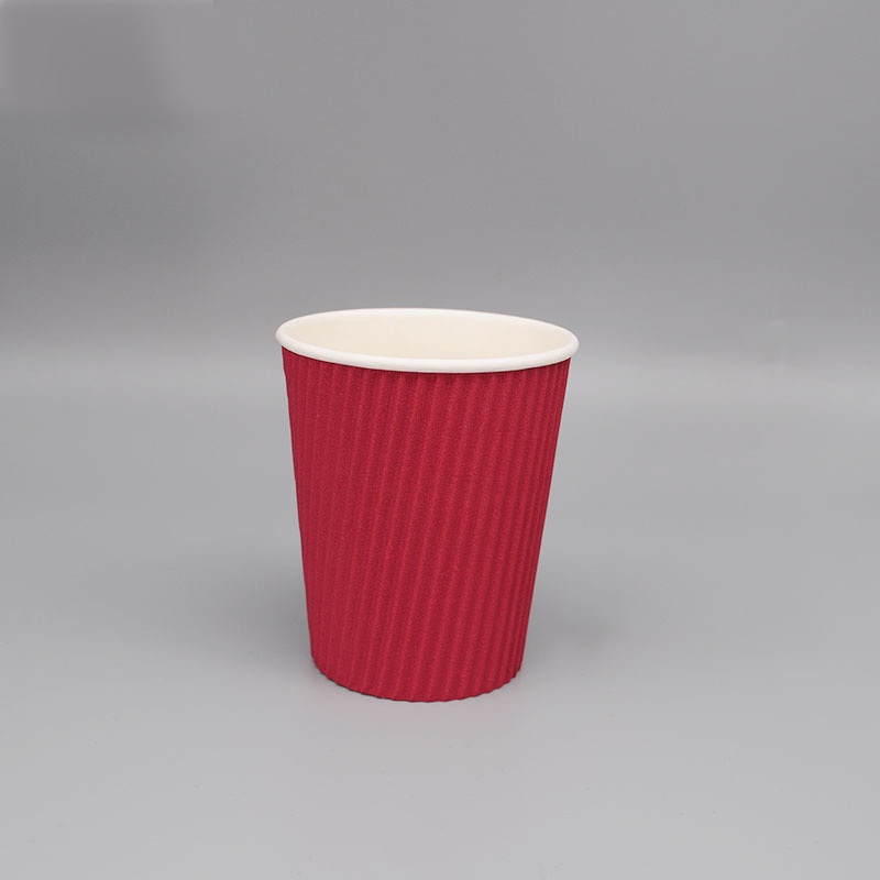Ripple Wall Coffee Cup Printed Disposable Paper Tea Beverage Cup – Paper Cup and Coffee Cup price