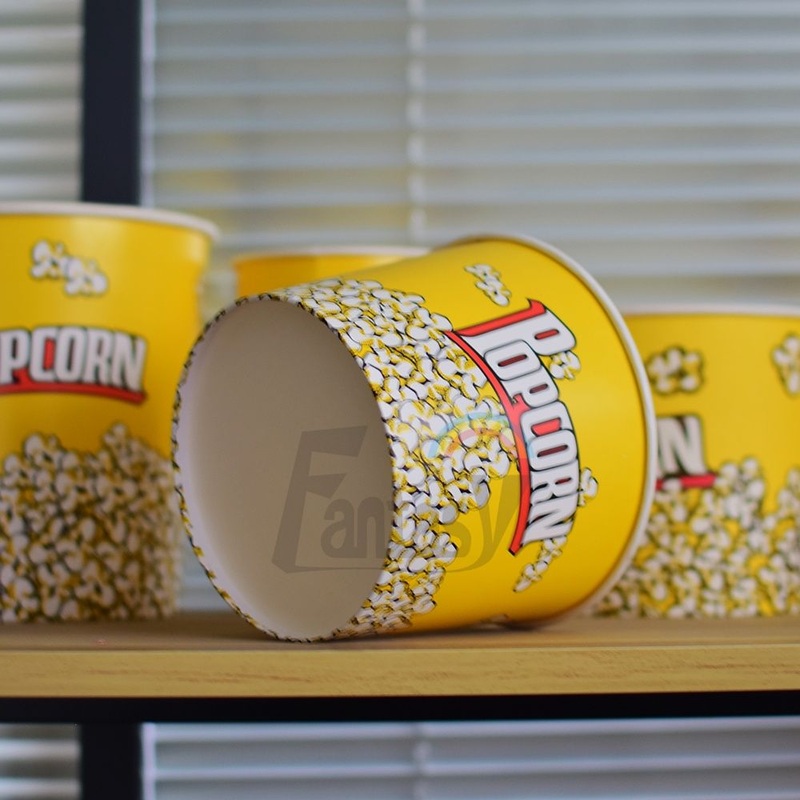 Snack Printed Take Away Disposable Custom Logo Customized Popcorn Paper Cup – Paper Cup and Disposable Paper Cup price