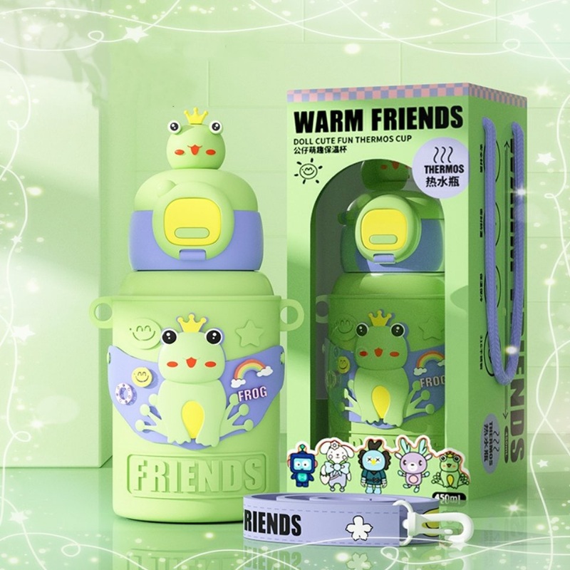 Stainless Steel Travelling Childrens Insulated Cup with Straw – Childrens Thermos Cup and Thermos Cup price