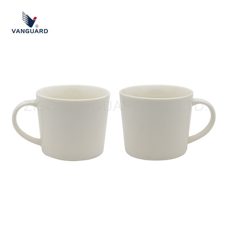 Wholesale Ceramic White Cup Custom Ceramic Tea Cup 335ml Ceramic Water Cup – Ceramic Water Cup and Ceramic Tea Cup price