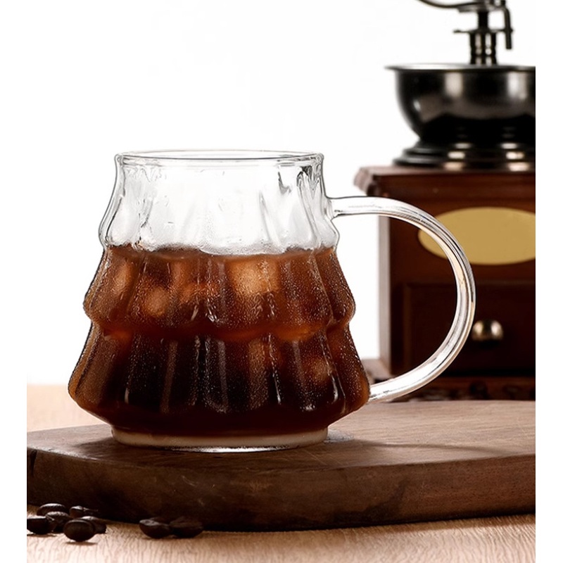Wholesale High Borosilicate Glass Business Gifts Handgrip Glass Style Material Coffee Cup – Glass Cup and High Borosilicate Glass price