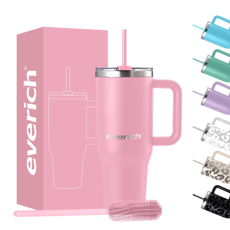 18/8 Durable BPA-Free Vacuum Thermo 40oz Stainless Steel Tumbler with Straw Lid – Stainless Steel Tumbler and Water Bottle price