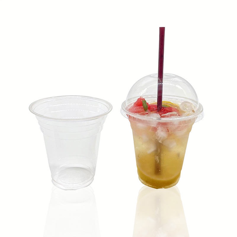 Commercial Custom Logo Disposable Milk Tea Cold Drink PLA Plastic Cup – Bioderadeable PLA Clear Cup and Eco Friendly PLA Cups price