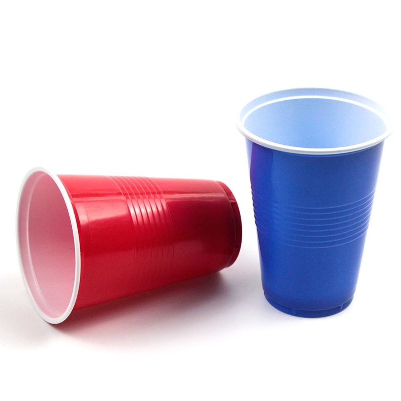 Custom Color Disposable 95mm Diameter Party Plastic Cup PP Color Beer Cup with Logo Printing – Plastic Container and Disposable Plastic Cups price