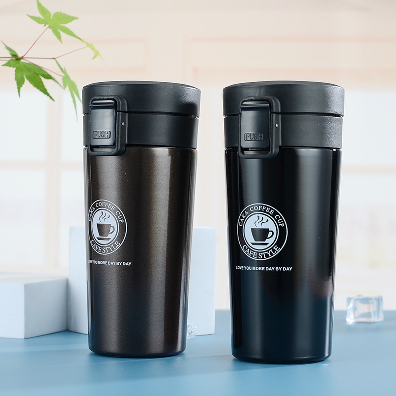 Custom Logo New Model Thermoses Anti-Spill Coffee Cup Stainless Steel Travel Mug Coffee with Lid – Mug Cup and Tumblers price