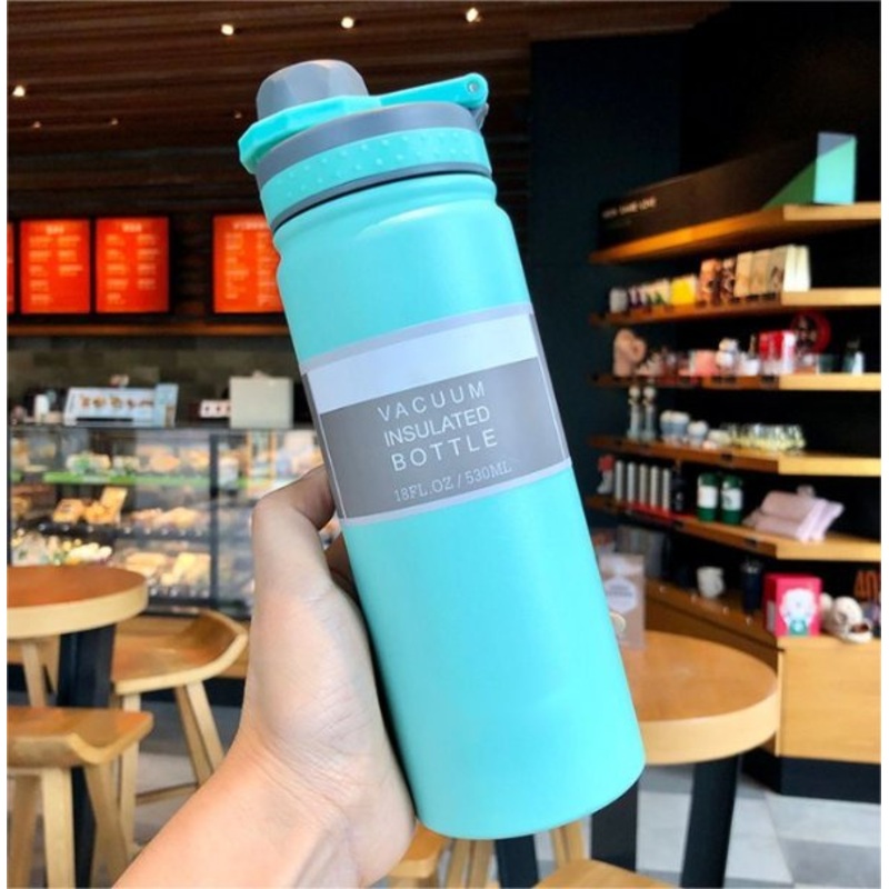 Korean Styles Creative 304 Stainless Steel Insulated Vacuum Flask Large Capacity Sport Portable Couple Travel Water Bottle – Drinkware and Vacuum Flasks price