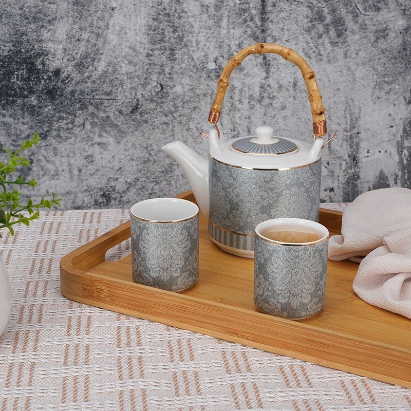 Metal Powder Effect Porcelain Coffee Tea Cups Ceramic Tea Set – Tea Set and Ceramic Tea Set price