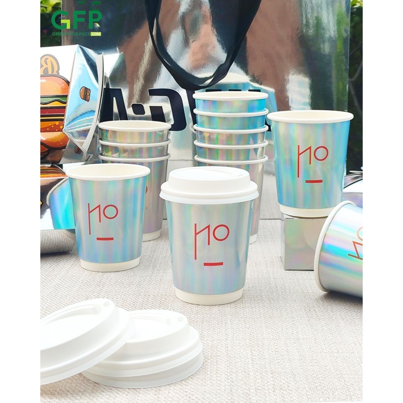 New Design Special Double Wall Laser Shinny Paper Coffee Cup with Lid – Paper Cup and Coffee Paper Cup price