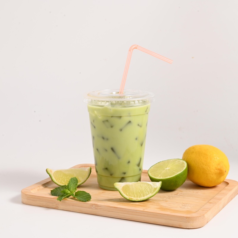 Popular Iced Coffee Cups Take Away Holder Ice Cream Plastic Cup with Lid – Pet Cups and Plastic Cups price