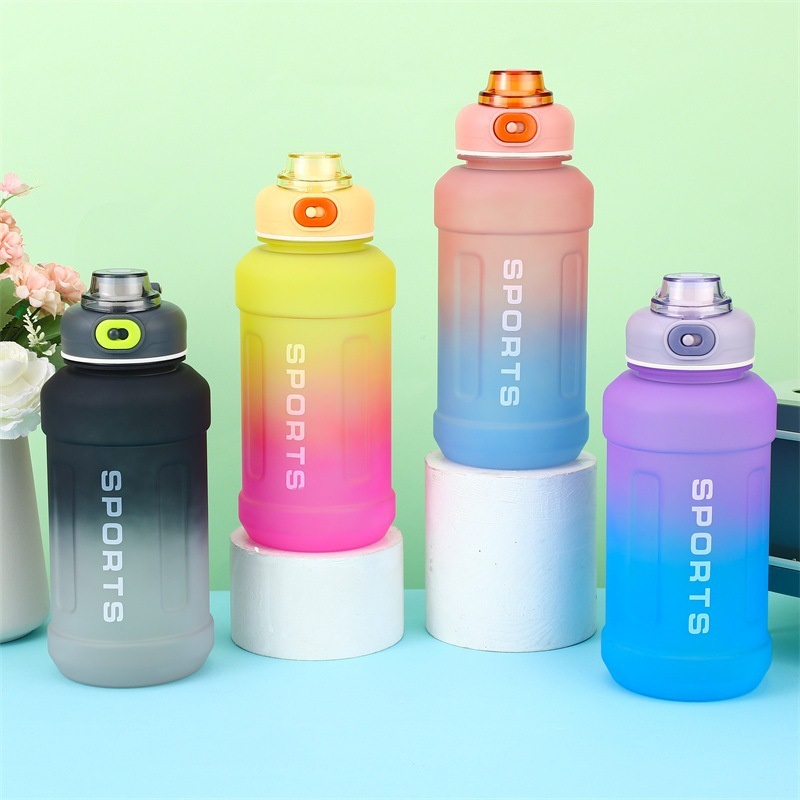 Top Selling Large Capacity Sports Products Water Bottle Botella De Agua Motivational Plastic Water Bottle Botella De Agua Deportiva – Termos De Agua Gym Plastic Water Bottle and Vasos De Plastico Bottle price