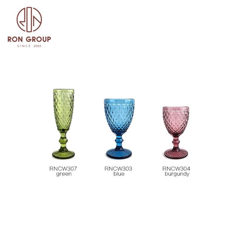 Wholesale Colorful Glassware High Quality Light Luxury Wedding Goblets – Wedding Goblets and Colorful Wedding Goblets price