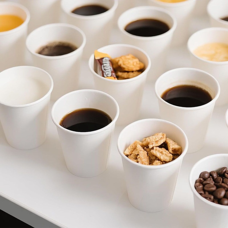 Wholesale Custom 8oz Single Wall Beverage Packaging Hot Tea Juice Milk Coffee Paper Cups – Paper Cups and Coffee Cups price