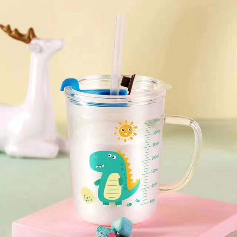 Wholesale OEM Glass Cup Clear Mugs Reusable Cup Glass Coffee Tea Milk Cup with Straw – High Quality Glass Cup and Glass Coffee Cup price