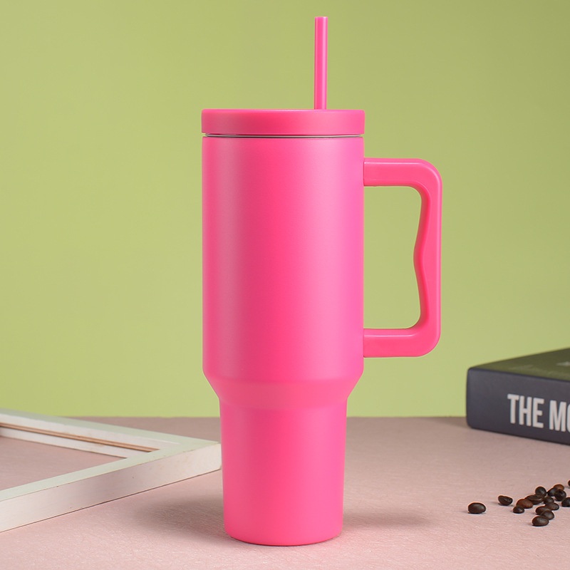 30oz 40oz Double Wall Insulated Vacuum Stainless Steel Travel Tumbler Thermos Cup Water Bottle with Straw – Water Bottle and Thermos price