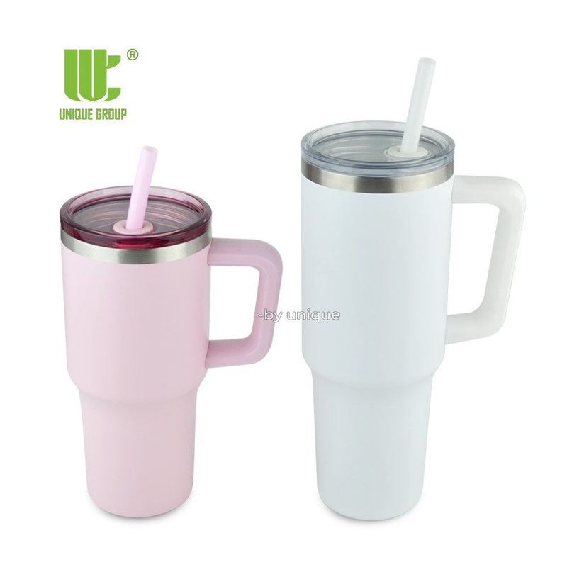40oz Stainless Steel Travel Mug with Straw and Handle for Coffee Commute and Road Trip Use OEM – 40oz Travel Mug and Stainless Steel Coffee Mug price