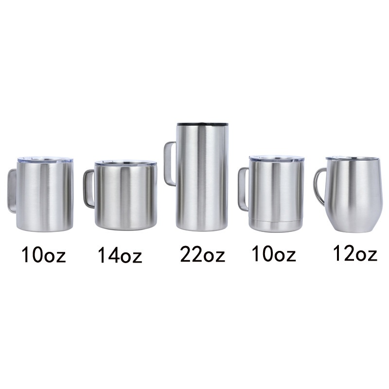 Customized Thermal Vacuum Stainless Steel Tumbler Cups Powder Coated 12oz Insulated Travel Coffee Mug – Stainless Steel Mug and Tumbler price