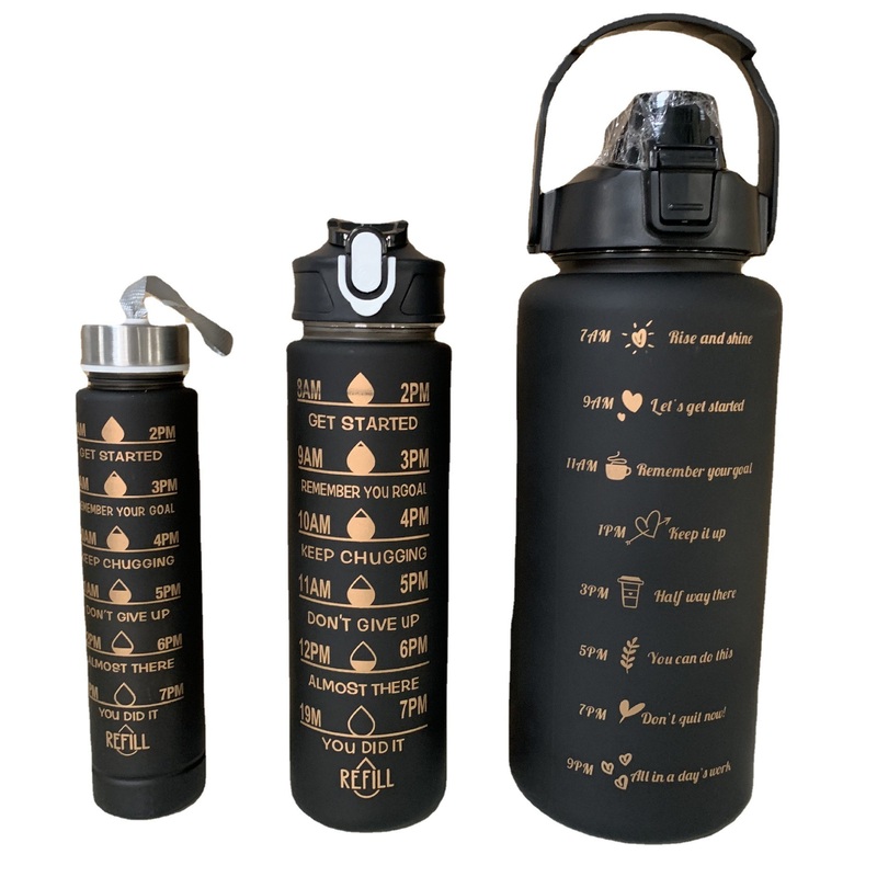Factory 3 in 1 PC Plastic Drinking Pure Mineral Gym Fitness Sports Half Gallon Water Bottle with Sticker – Water Bottle and Sports Bottle price