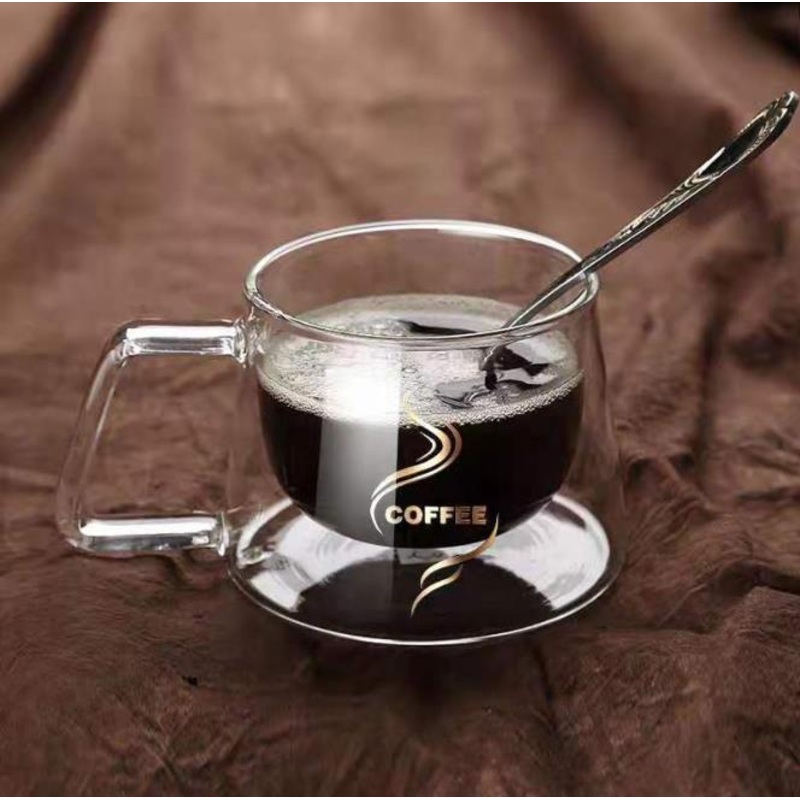 High Quality Borosilicate Glassware Coffee Mugs Wholesale Handle Double Wall Glass Cups – Glassware and Mug price