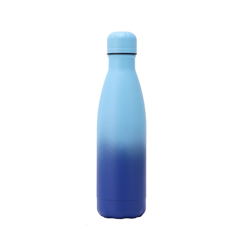 Hot Cold Custom Logo 500ml Thermal Drink Bottle Rubber Painted Double Wall Vacuum Insulated Stainless Steel Water Bottle – Thermos and Cup price