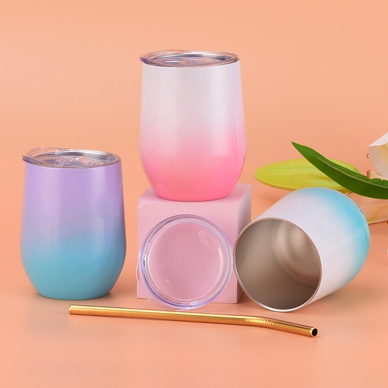 New Arrival Stainless Steel Bridesmaid Wine Tumbler Thermal Cup with Lid and Straw – Thermal Cup and Bridesmaid Wine Cup price