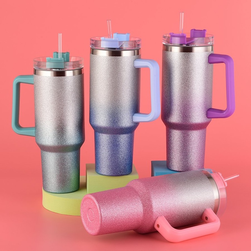 New Diamond Paint Tumbler 40oz Large Capacity BPA Free 304 Stainless Steel Bar Ice Cup with Straw – Ice Cup with Straw and Bar Ice Cup price