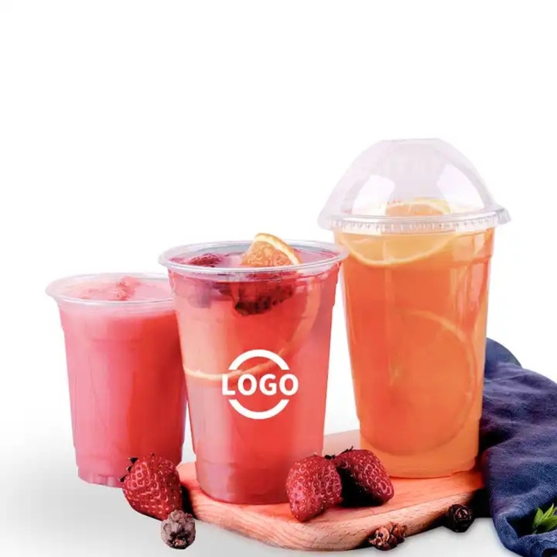 Pet Salad Fruit Cup Plastic Food Pet Cup with for Cold Drink Boba Tea Ice Coffee – Personalized Cold Drink Cup and Custom Printed Cup price