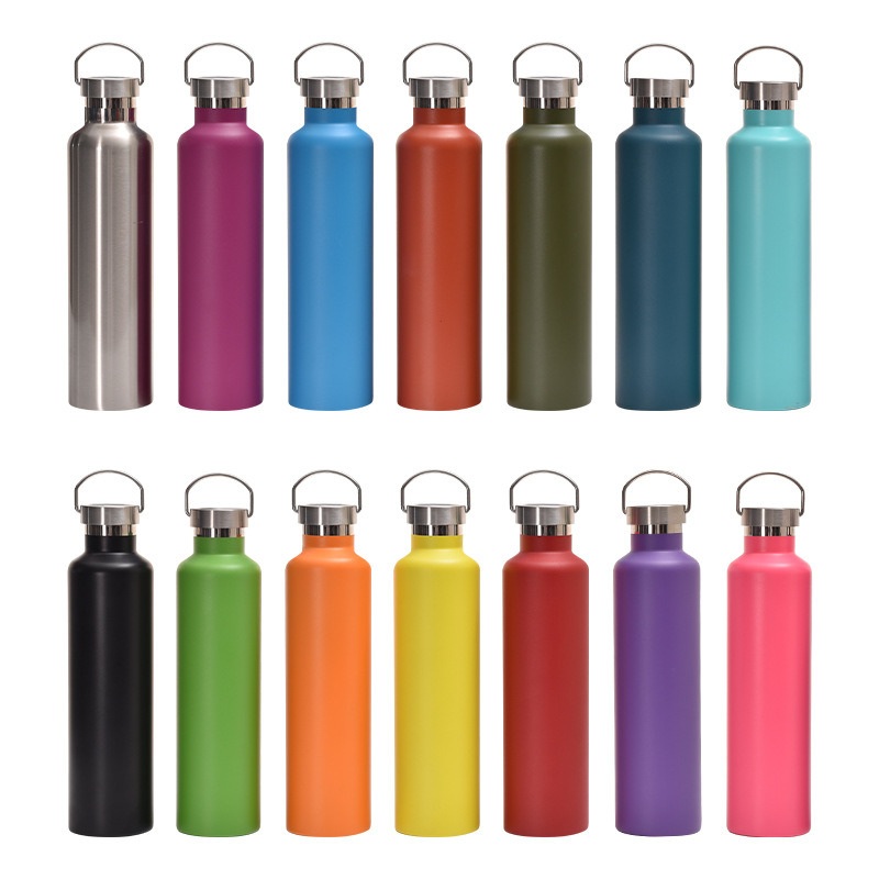 Wholesale Sublimation Gradient Stainless Steel Vacuum Flask Hydrated Water Bottle Insulated Width Mouth Sports Bottle with Flex Lid – Water Bottle and Travel Bottle price