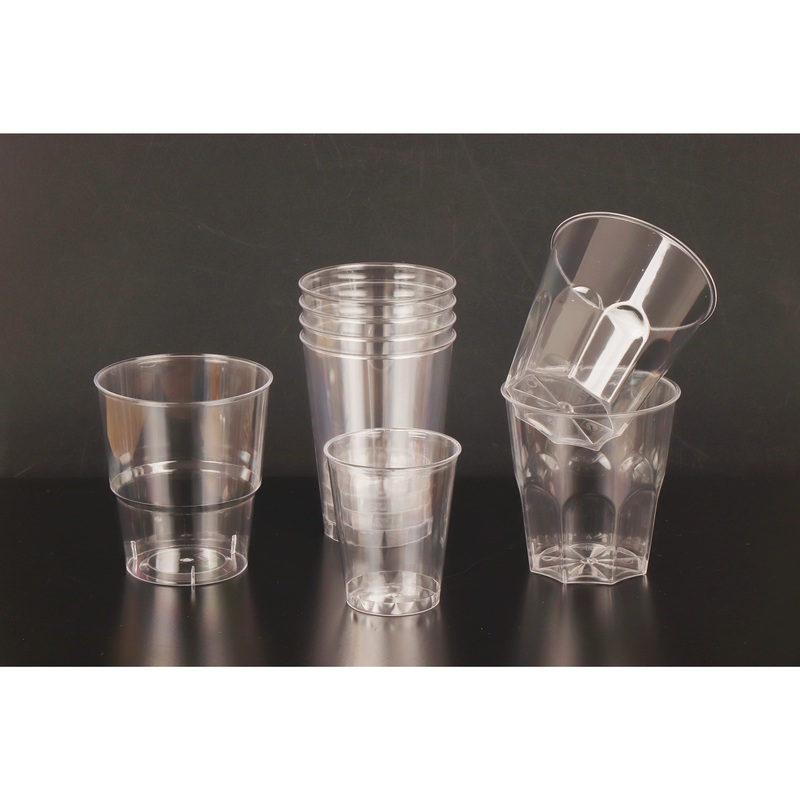 Wholesale Transparent Disposable PS Juice Cups with Lids – Hard Plastic Cup and Aviation Cup price