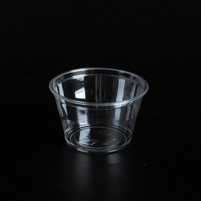 4oz Leak-Proof and Compact RPET Disposable Plastic Cup for Condiment Portioning – Plastic Cup and Disposable Cup price