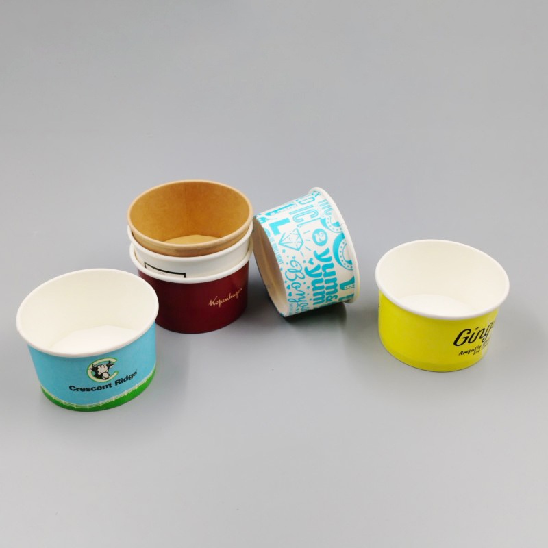 Customizable Ice Cream Paper Cup with Lid for Candy Chocolate and Cookie – Ice Cream Cup and Paper Cup price