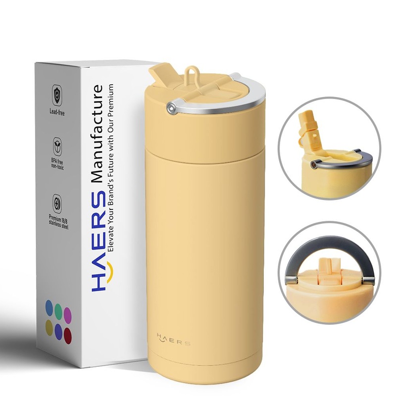 Haers Wholesale Custom Logo Portable Water Bottle Stainless Steel for Gym Outdoor – Custom Logo Bottle and Custom Water Bottle price