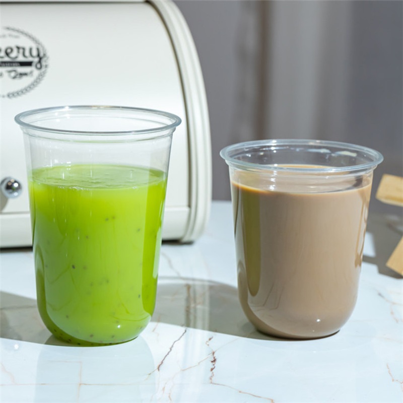 High End Custom Recyclable Transparent Pet Plastic Cup Smoothie Cups – Plastic Cup and Disposable Cup price