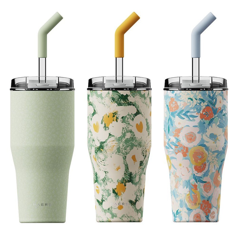 OEM/ODM Custom Logo 12oz Double Wall Stainless Steel Vacuum Cup Thermal Travel Coffee Tumbler with Straw – Custom Logo Tumbler and ODM Tumbler price