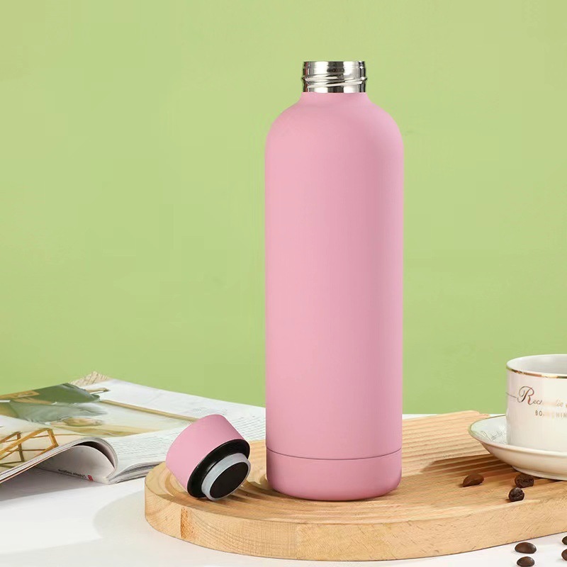 Wholesale Customized 500ml 750ml Double Wall Stainless Steel Water Bottle Sports Gym Cold Thermal Thermos Vacuum Flask with Custom Logo – Vacuum Flask and Thermos Flask price