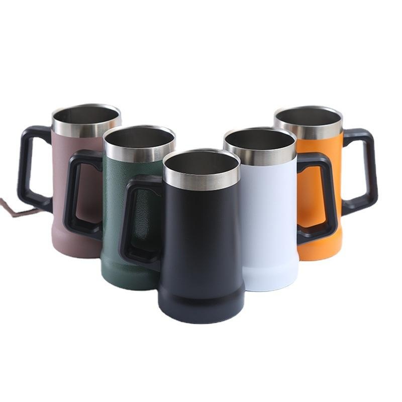 24 Oz Coffee Tumbler Cups Stainless Steel Beer Mugs – Bottle and Vacuum Flasks price