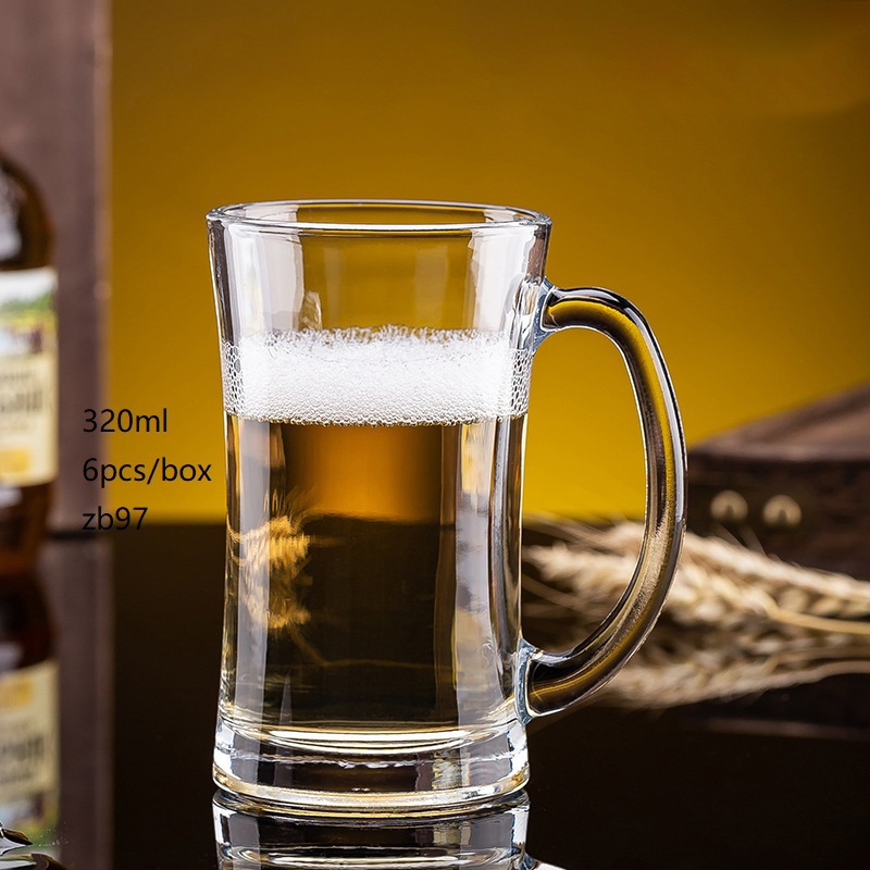 320ml Clear Glass Mug Glass Drinking Mug for Tea Coffee Beer Glass – Beer Glass Mug and Classic Beer Mug price