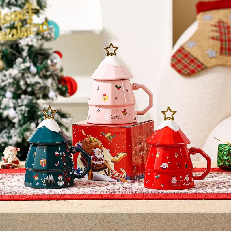 Christmas Tree Creative Ceramic Mug – Christmas Gifts and Coffee Cup price