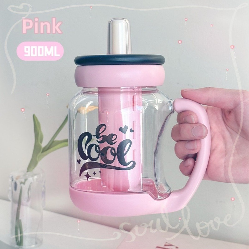 Cloud Mugs Wholesale Price Large Capacity Leakproof Pink Plastic Cups – Childrens Thermos Cup and Cup price