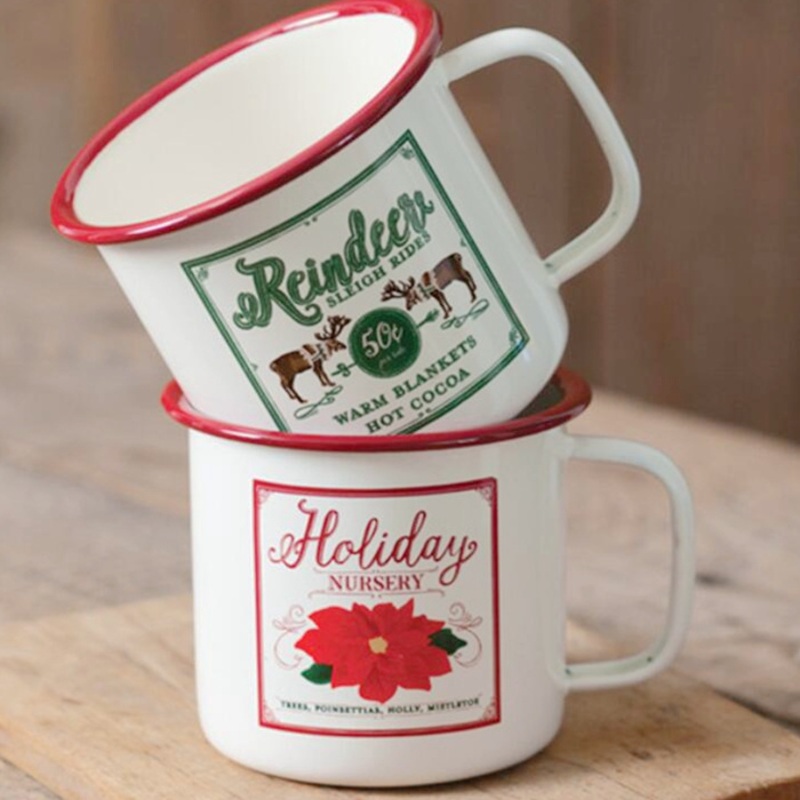 Enamel Hiking Coffee Mug for Home Office Party – Cup and Utensil price