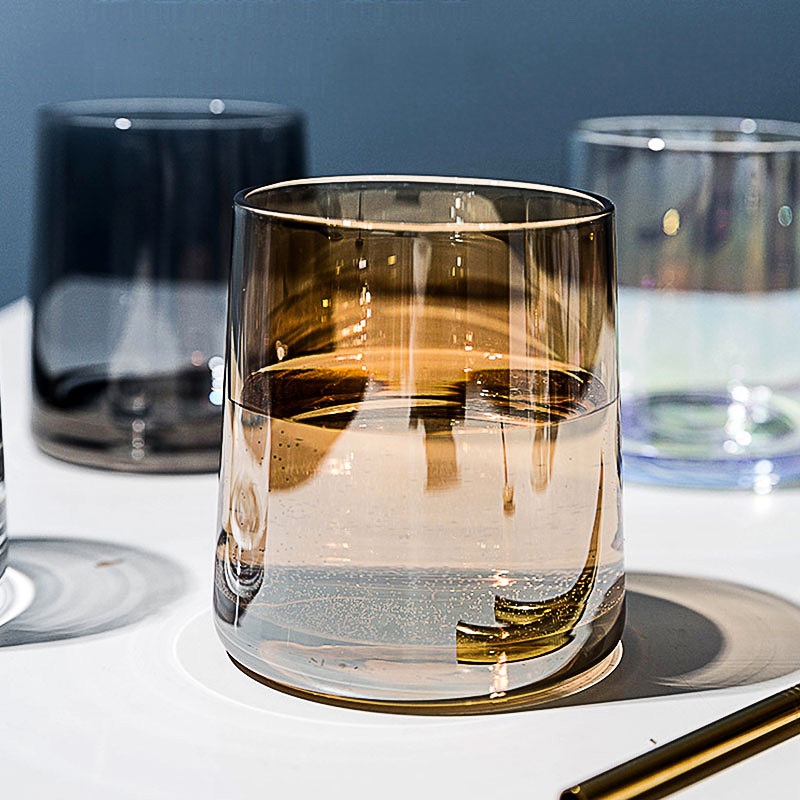 Heat-Resistant Transparent Glass European Ins Homestay Wine Glass Hotel Creative Cup Creative Whiskey Glass – Glassware and Glass Bottles price