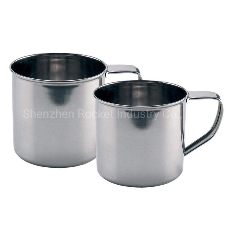 Metal Custom Logo Hot Chocolate Latte Water Tea Milk Beer Coffee Mugs Cup Stainless Steel Mugs – Stainless Steel Mugs and Coffee Mugs price
