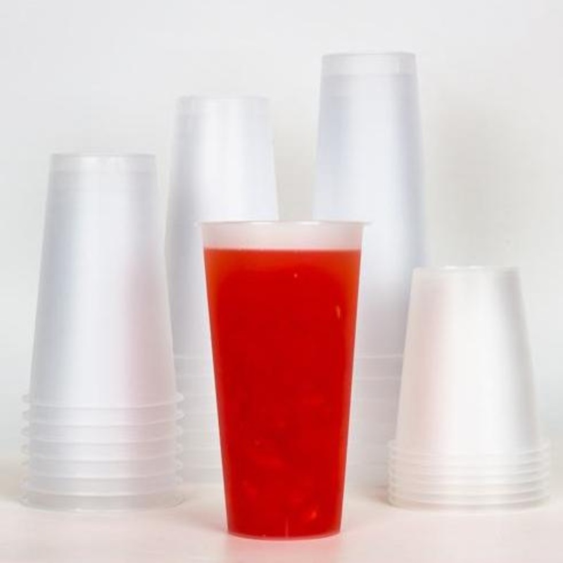 Round-Mouthed Transparent Internet-Famous Customizable Logo, Disposable PP Plastic Cup – PP Plastic Cups and Plastic Cup price