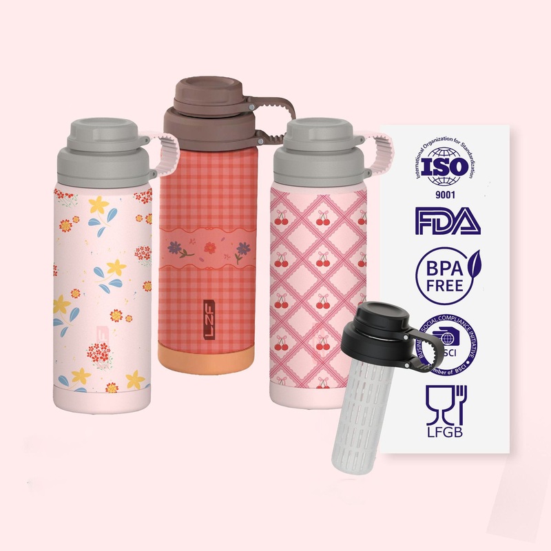 Stainless Steel Water Cup with Soaking Device, Tea Pot with Tea Infuser, Travel Cup with Handle, Direct Drinking Kettle with Water-Proof Lid, Bottle with Water- – Bottle and Water Bottle price