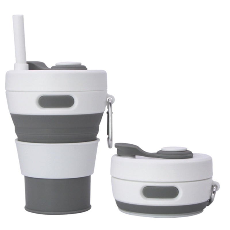Wholesale 450ml Nordic Silicone Collapsible Foldable Portable Travel Coffee Cup Water Bottle – Mug and Plastic Bottle price